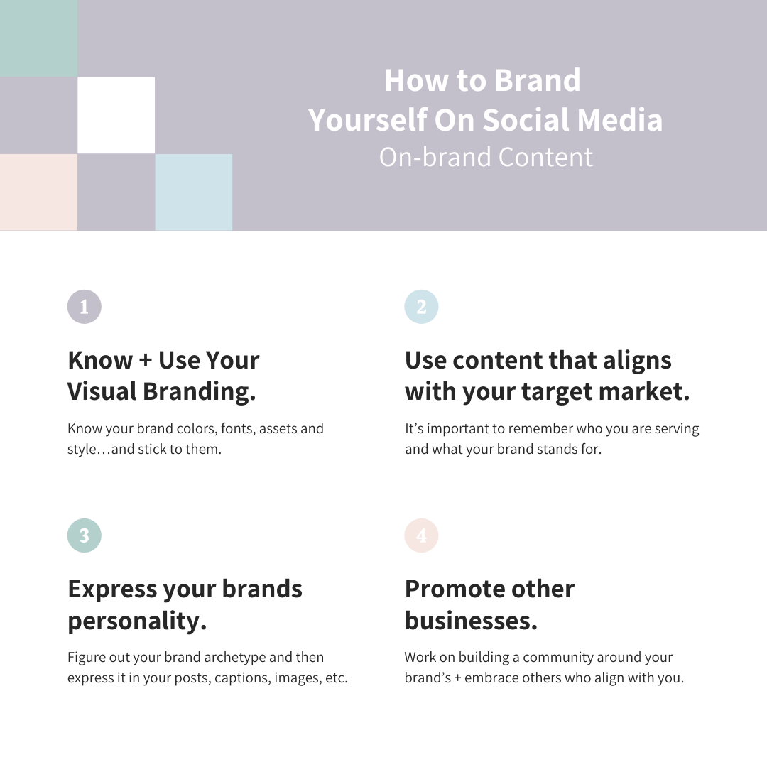 How-To Brand Yourself on Social Media – Creating On-Brand Content.
